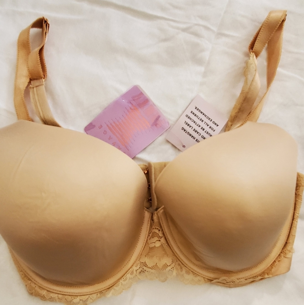 SAVAGE x FENTY Nude Lace Tshirt Bra 34DDD